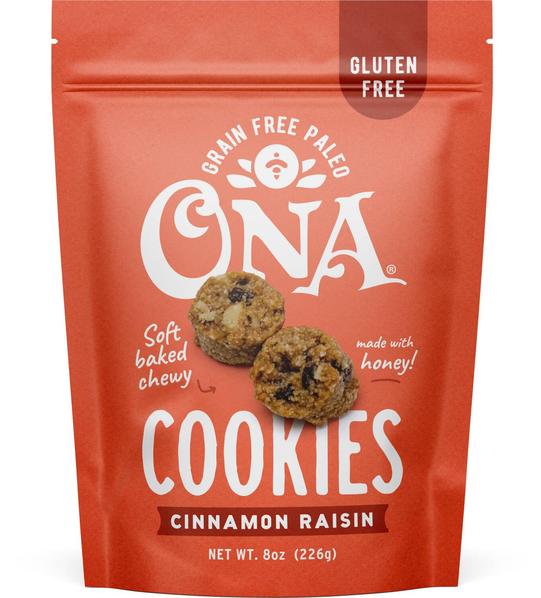 Ona Cinnamon Raisin Cookies 4-pack